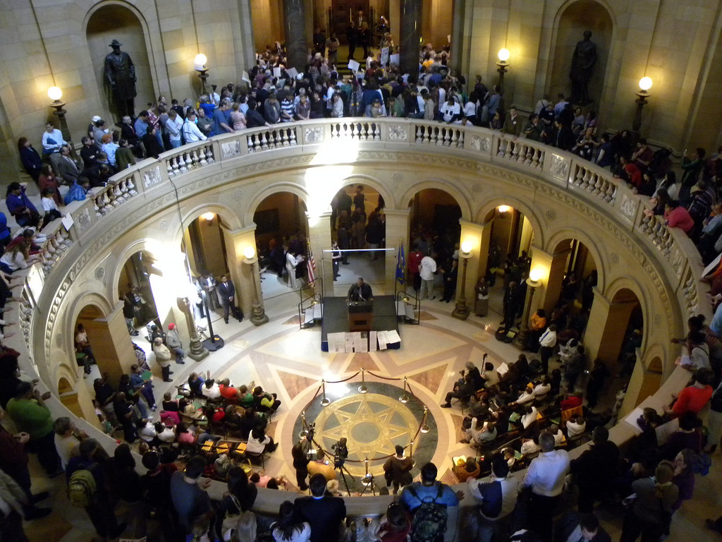 Praying in Rotunda
