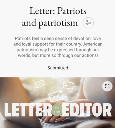 Patriots and Patriotism